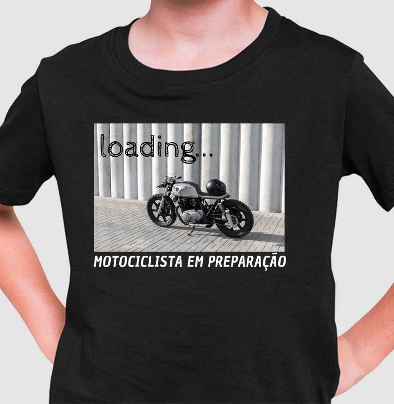Motociclista em Preparação