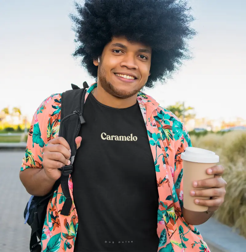 Camiseta Dog Pulse Caramelo Essence