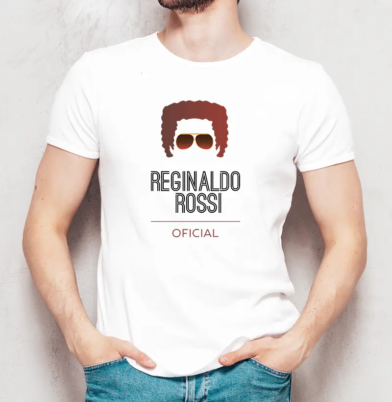 Camiseta Masculina RR Oficial Branco/Cinza