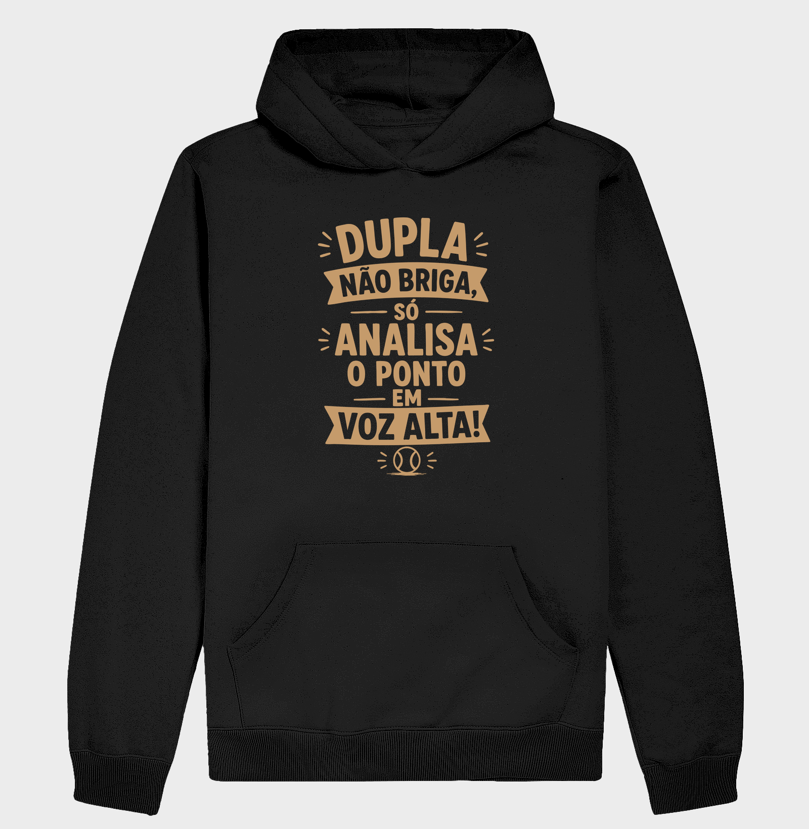 Dupla não briga... - Hoodie Moletom