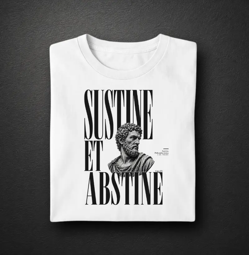 Camiseta: Suporta e abstém-te