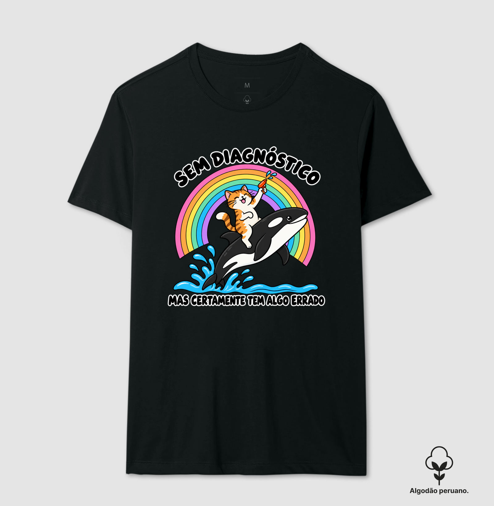 Sem Diagnóstico - Camiseta Algodão Peruano