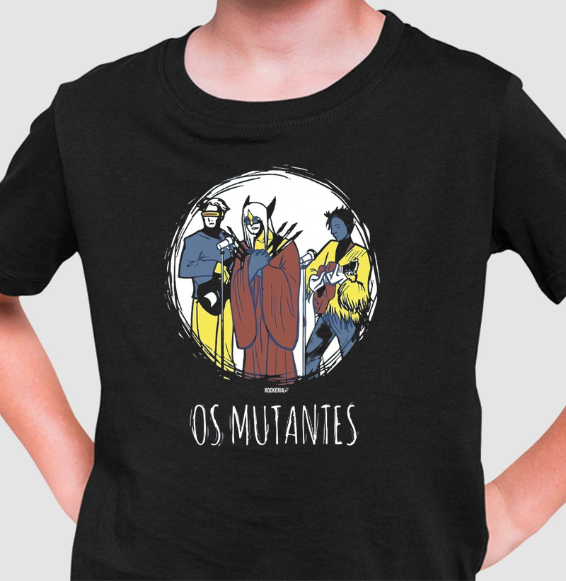 Camiseta Infantil Mutantes