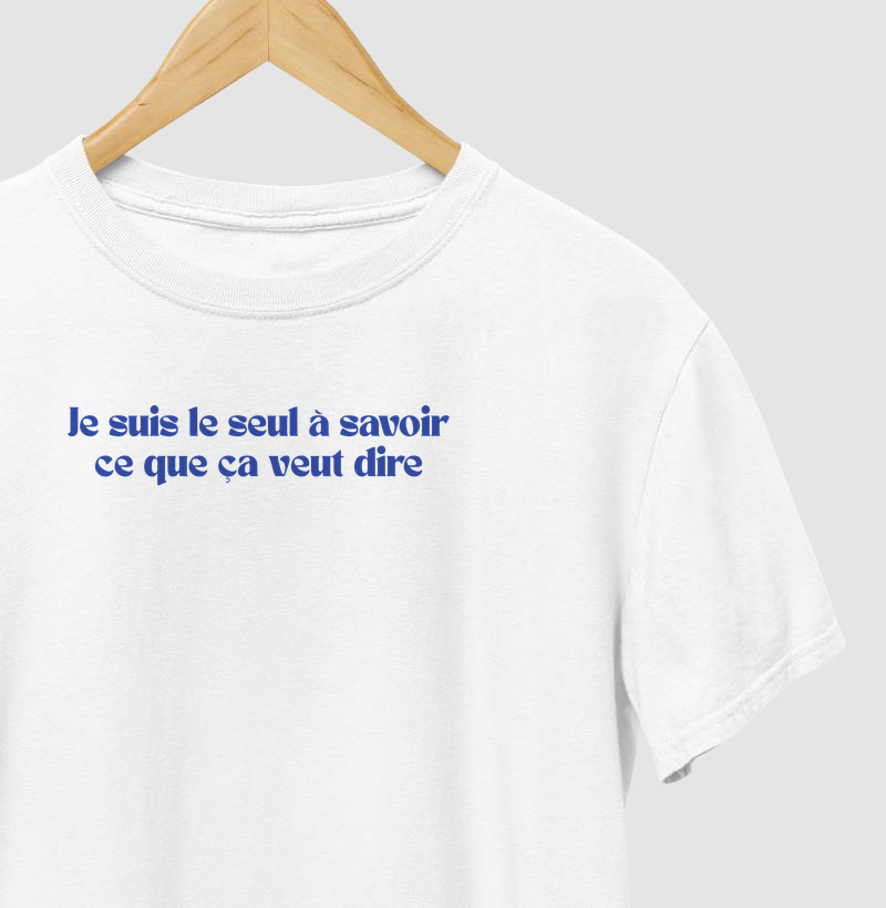 Je suis le seul
