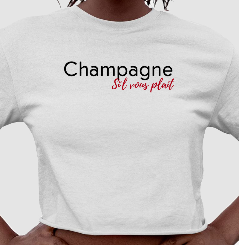 Cropped Champagne Si´l Vous Plait