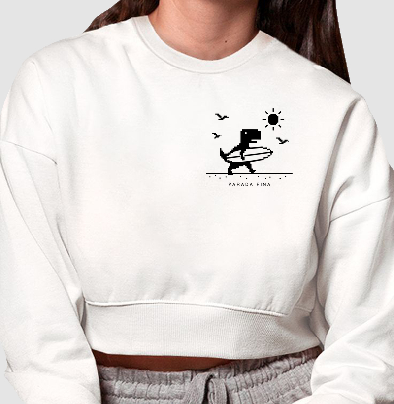 Dino Surfista – Estilo Pré-Histórico com Alma Salgada