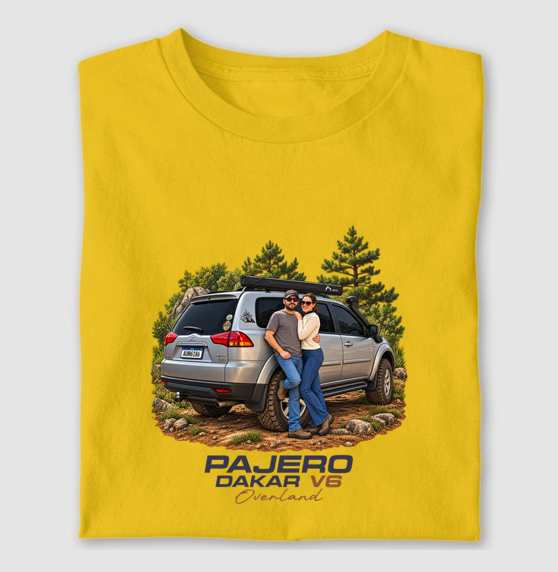 Pajero Dakar V6 - Casal - Camiseta