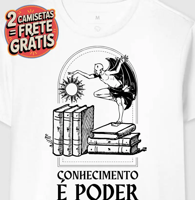 Camiseta Conhecimento é Poder