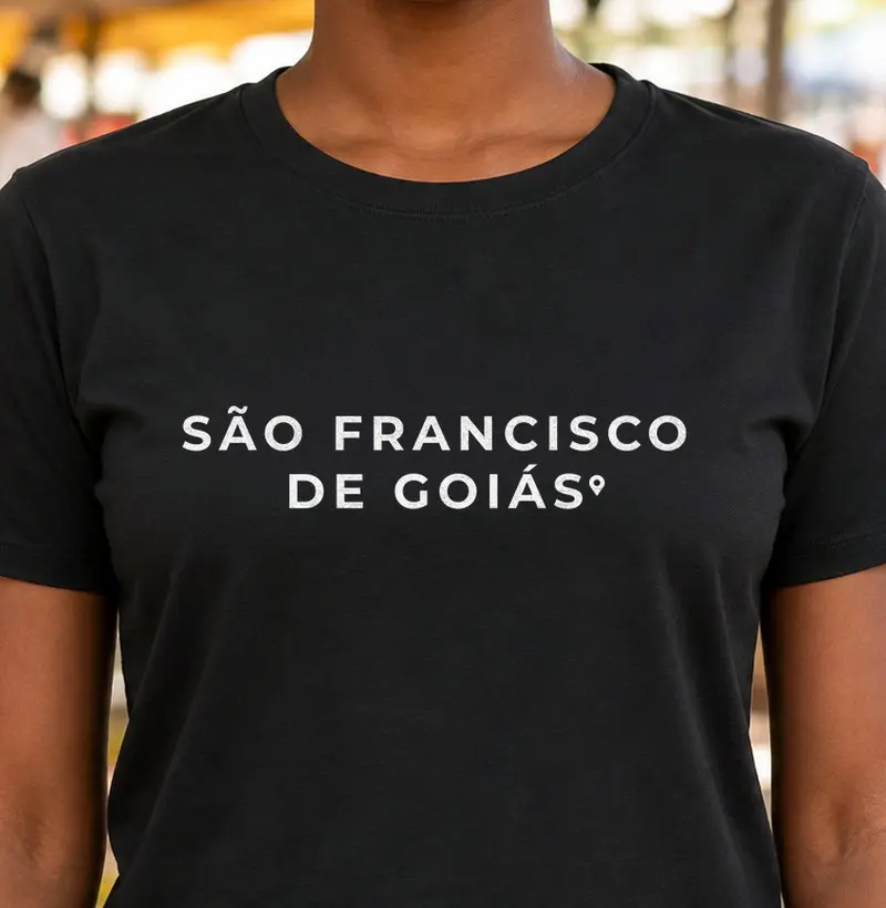 São Francisco de Goiás | Pin GO - Camiseta