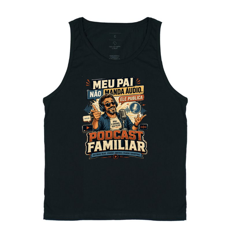 Meu Pai Não Manda Áudio. Ele Publica Podcast Familiar.