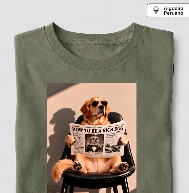 💸 How to Be a Rich Dog – Versão Golden Retriever 🐾👑