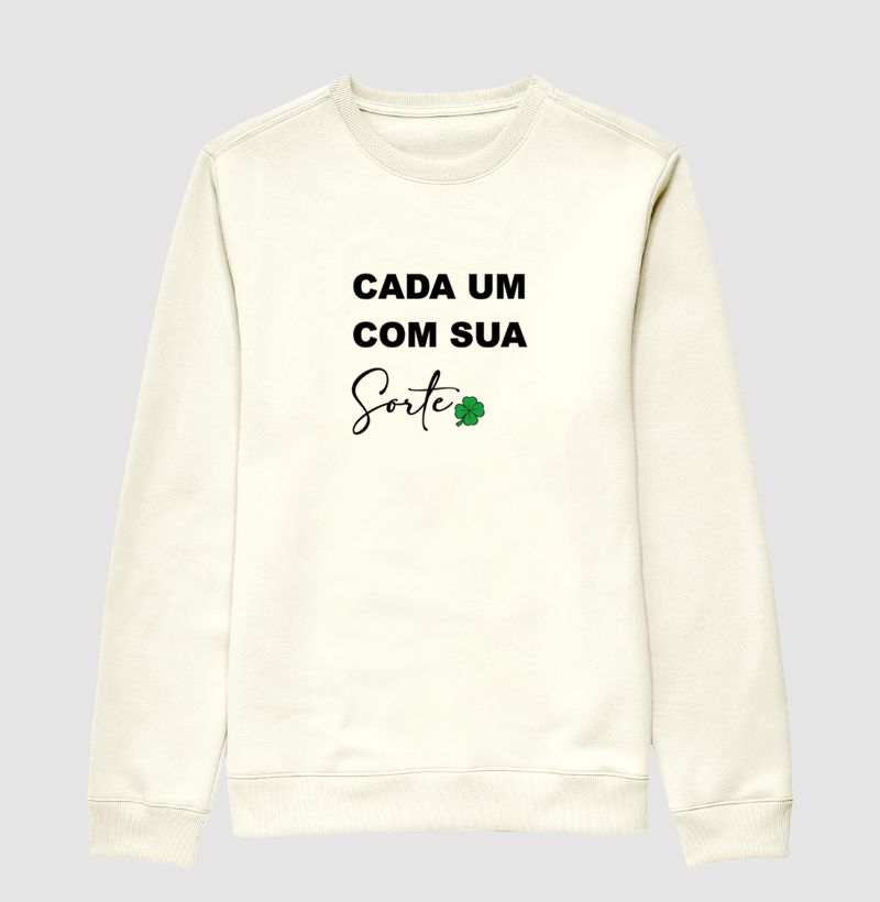 Suéter Cada um com Sua Sorte