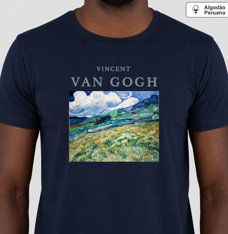 Camiseta Van Gogh Campo de Trigo | Algodão Peruano