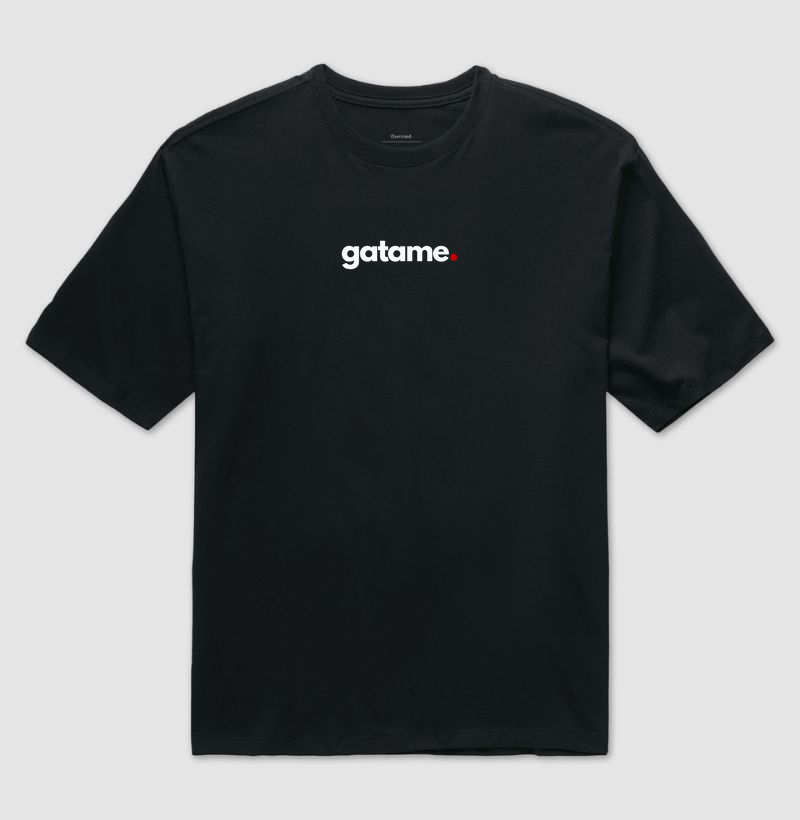 Camiseta Oversized Gatame Basics – Essência da Arte Suave
