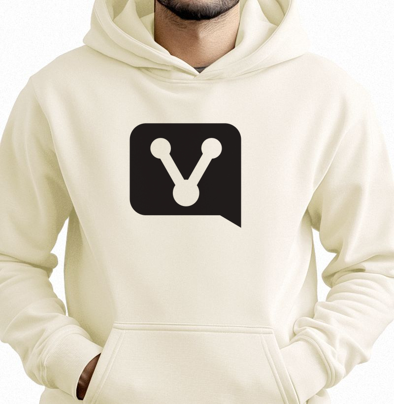 Moletom Clássico V Preto