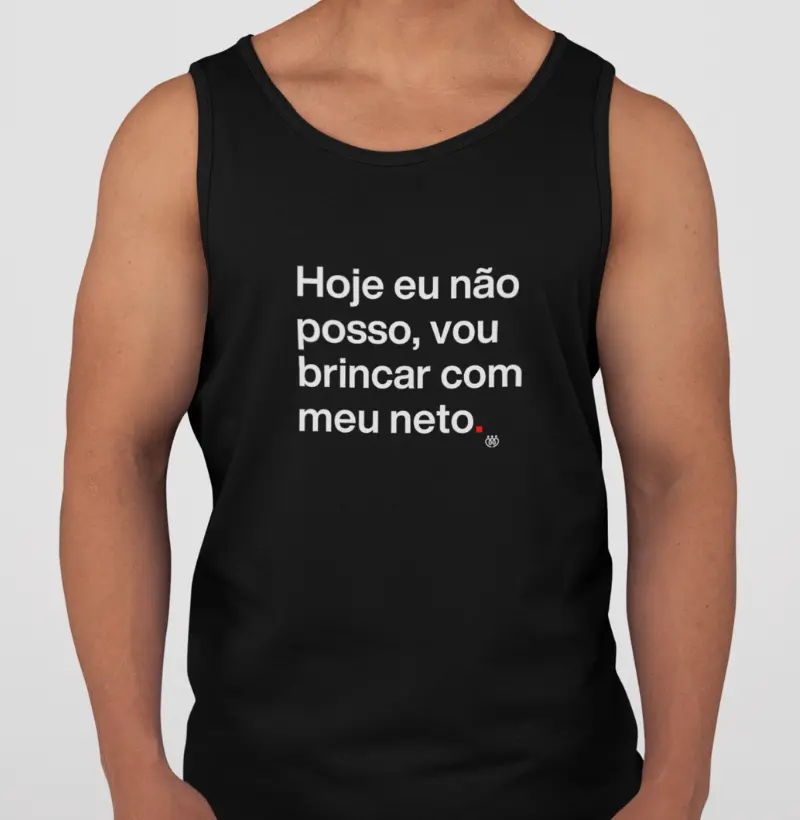 Hoje eu não posso, vou brincar com meu neto