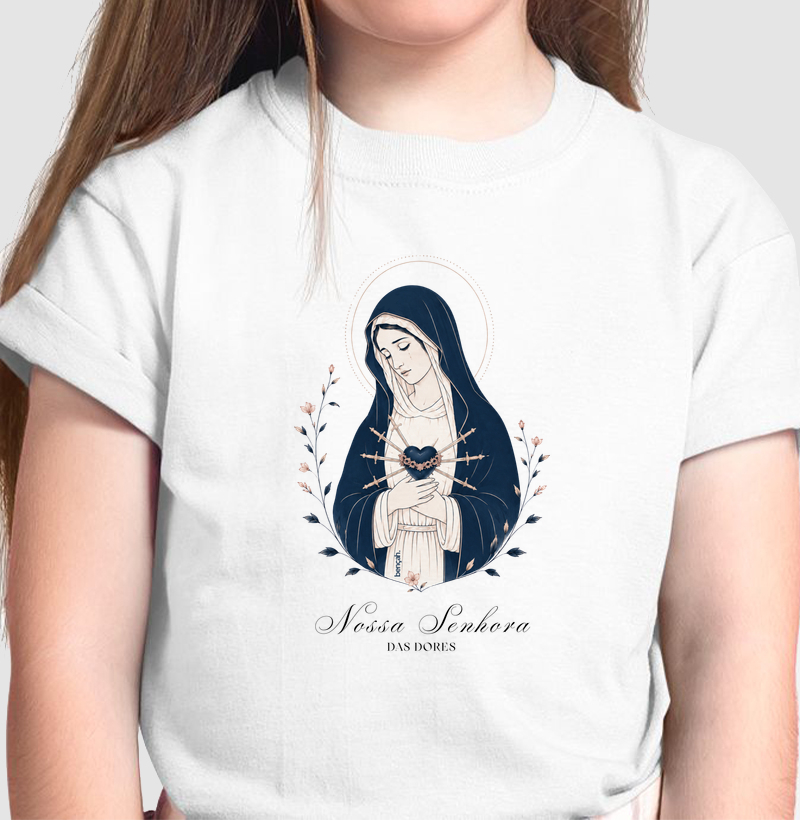 T-shirt Infantil - das Dores