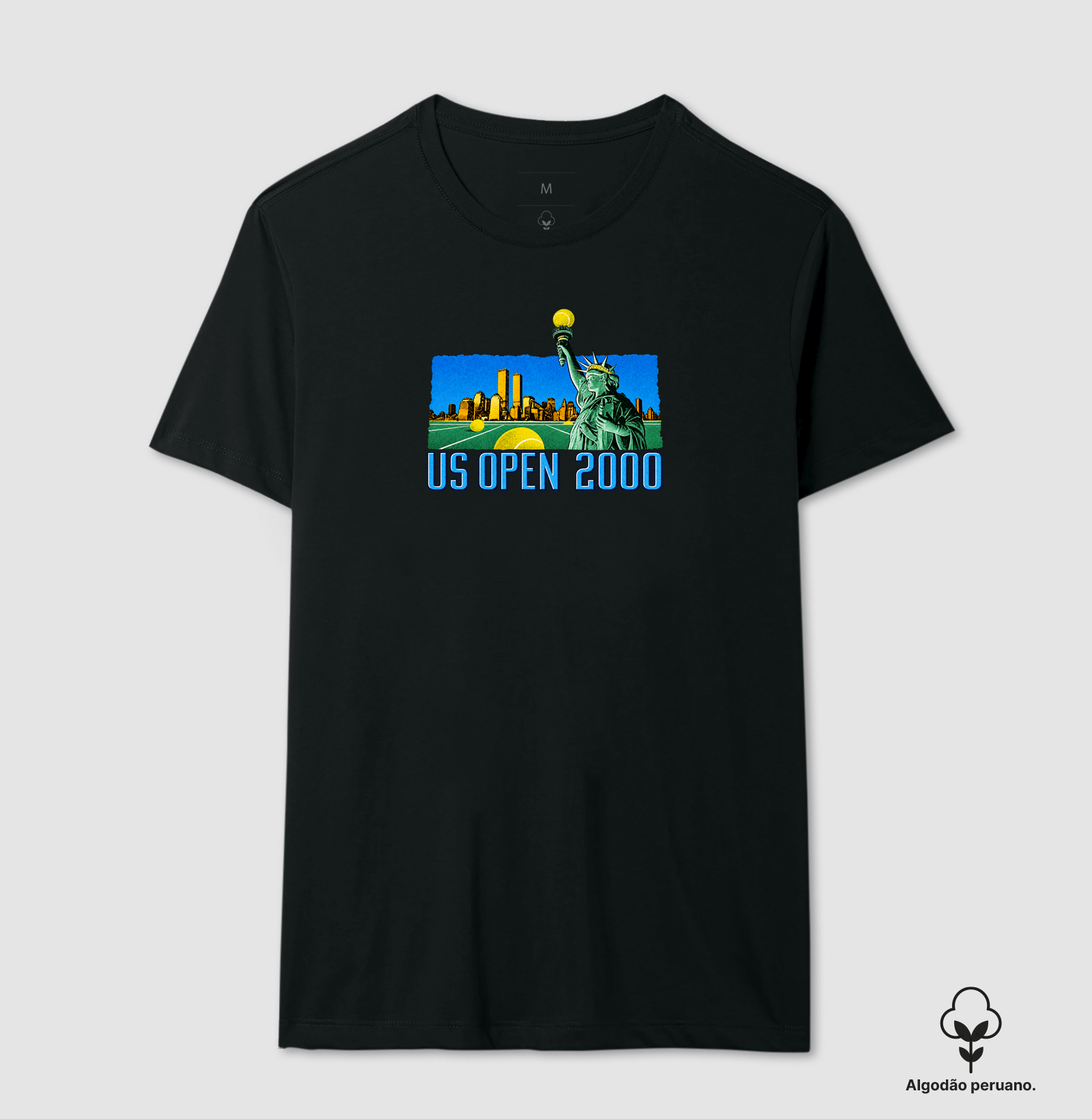 US OPEN 2000 - Camiseta Algodão Peruano