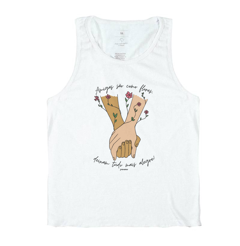 Amigas são como flores