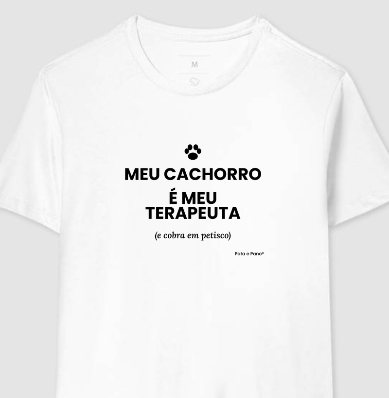 CAMISETA MEU TERAPEUTA  - Camiseta