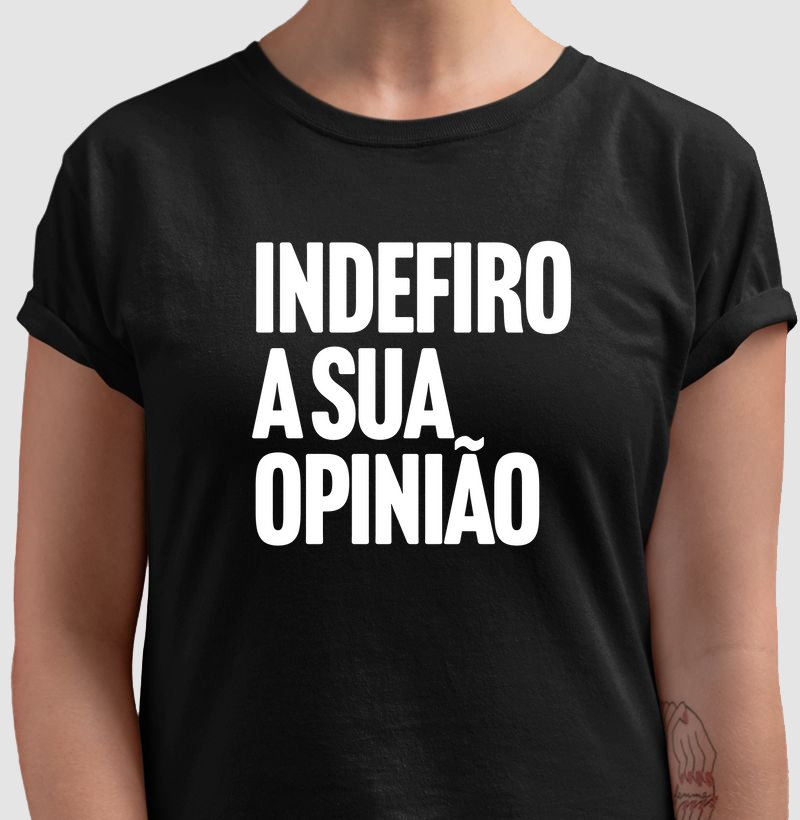 Camiseta Indefiro