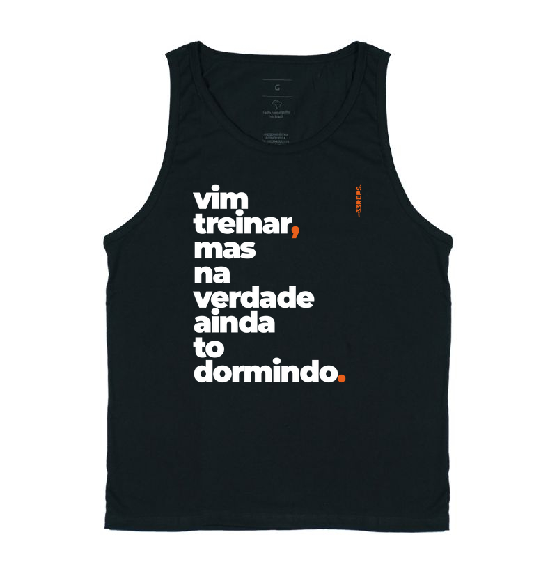 Vim treinar, mas na verdade ainda tô dormindo