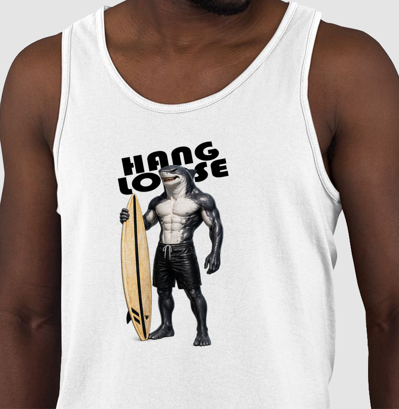 Camiseta Tubarão Surfista - Hang Loose