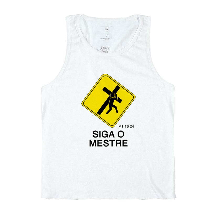 Camiseta Regata Siga o Mestre