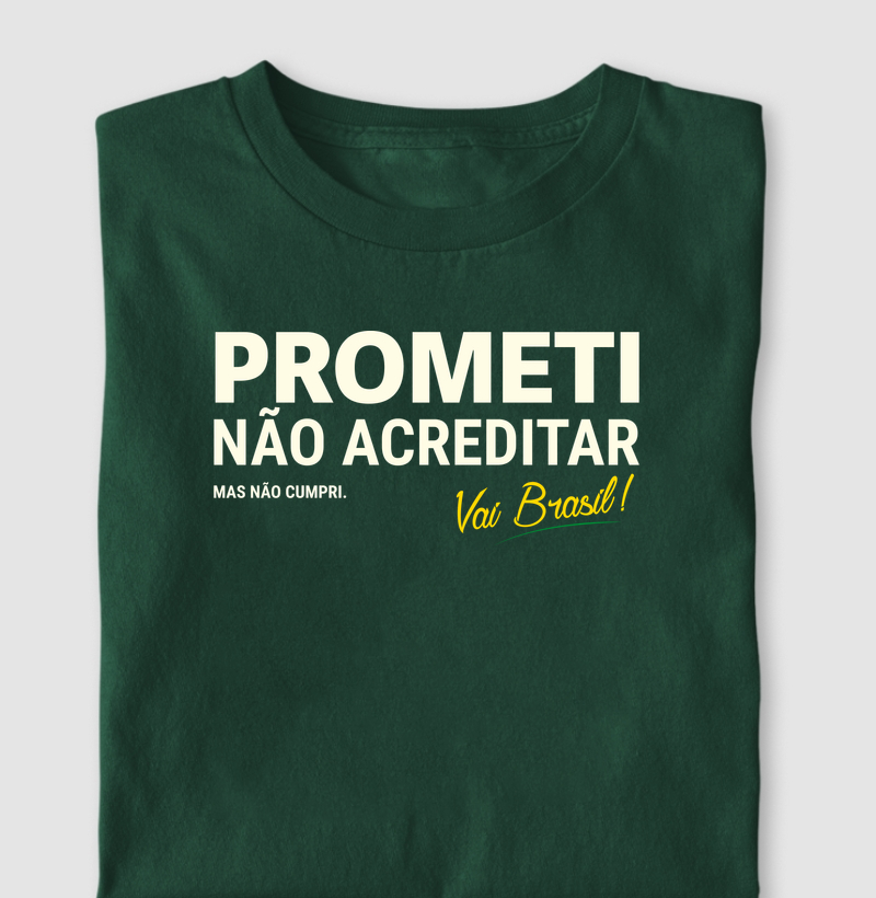 PROMETI NÃO ACREDITAR — ESCURAS