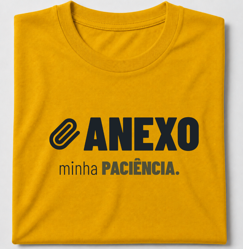 Anexo minha paciência