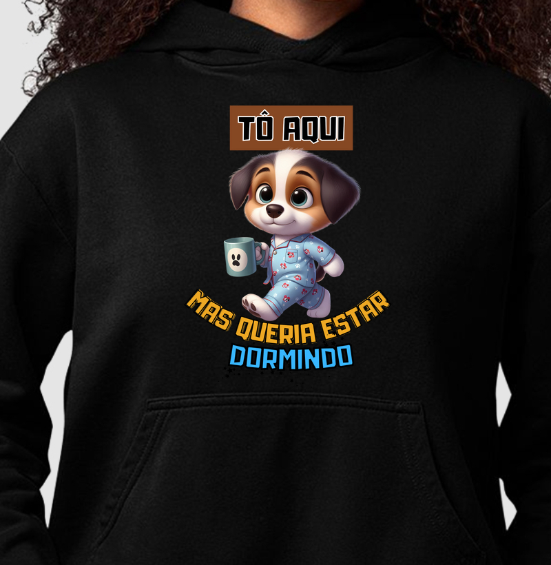 Cachorrinho - Tô aqui, mas queria estar dormindo