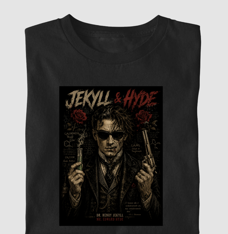 O Médico e o Monstro num só - Camiseta