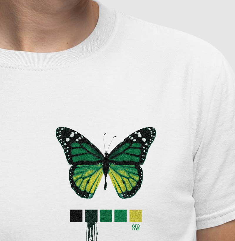 Camiseta Regular Borboleta 5.1