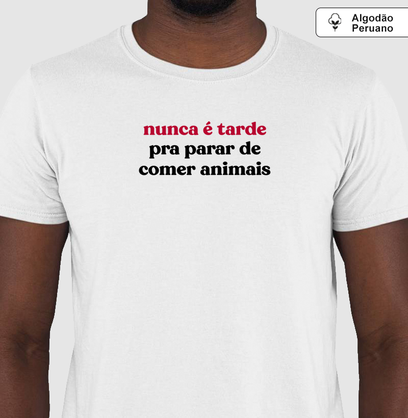 Nunca é tarde pra parar de comer animais