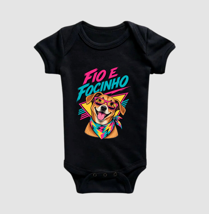 Fio & Focinho Pet Club | Anos 80 - Body Infantil
