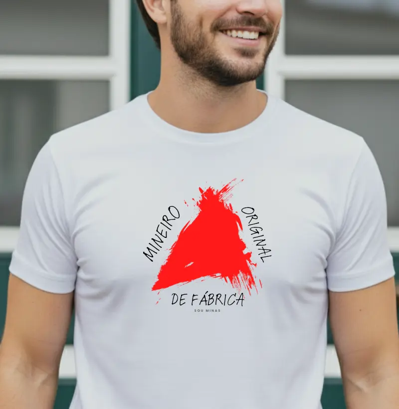Camiseta Mineiro Original de Fábrica | Autenticidade Mineira | Orgulho das Gerais
