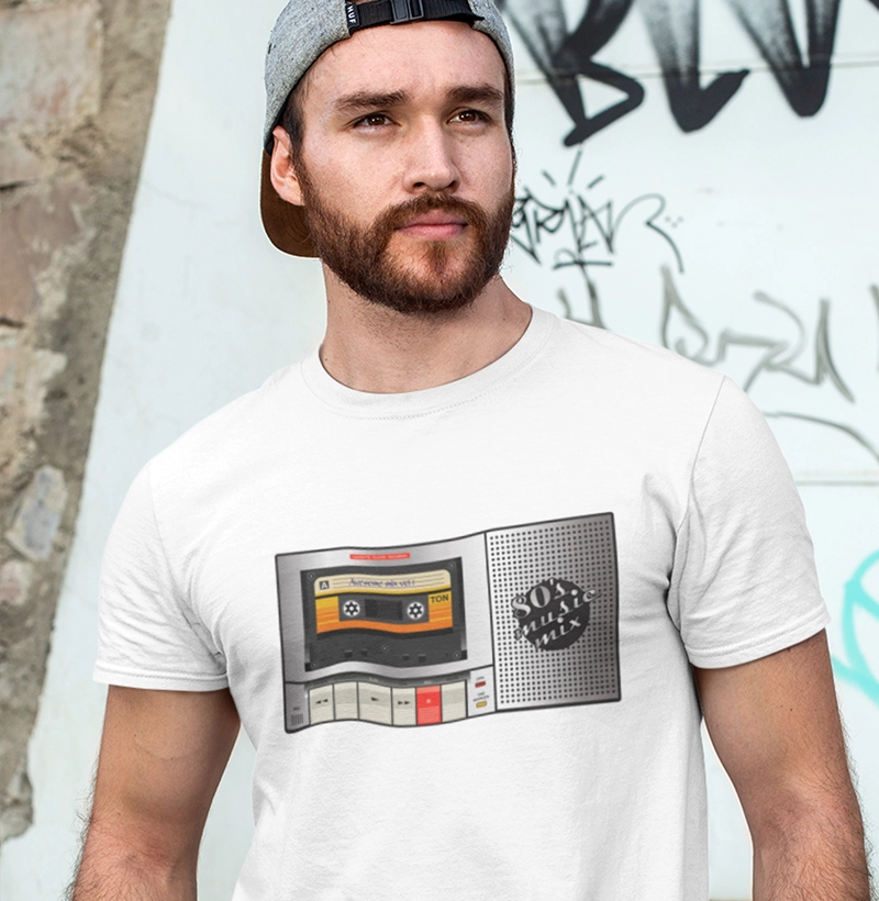 Camisa 80's music mix