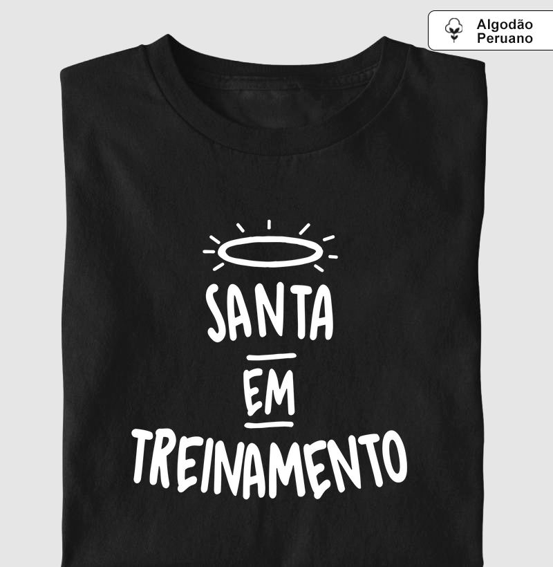 Santa em Treinamento Algodão Peruano