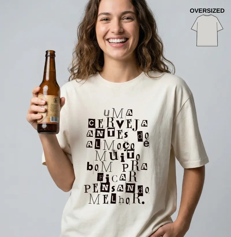 Uma cervejas antes do almoço.