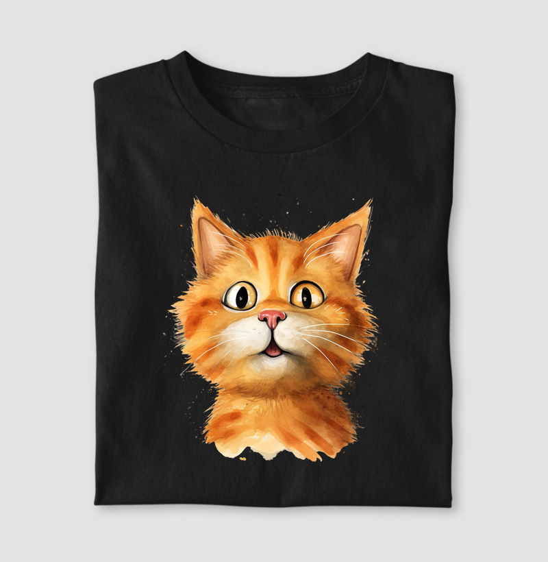 Gato Bobtail aquarela