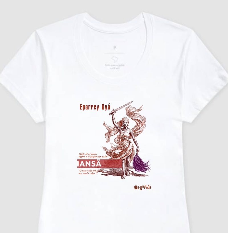 camiseta IANSÃ iorubá feminina