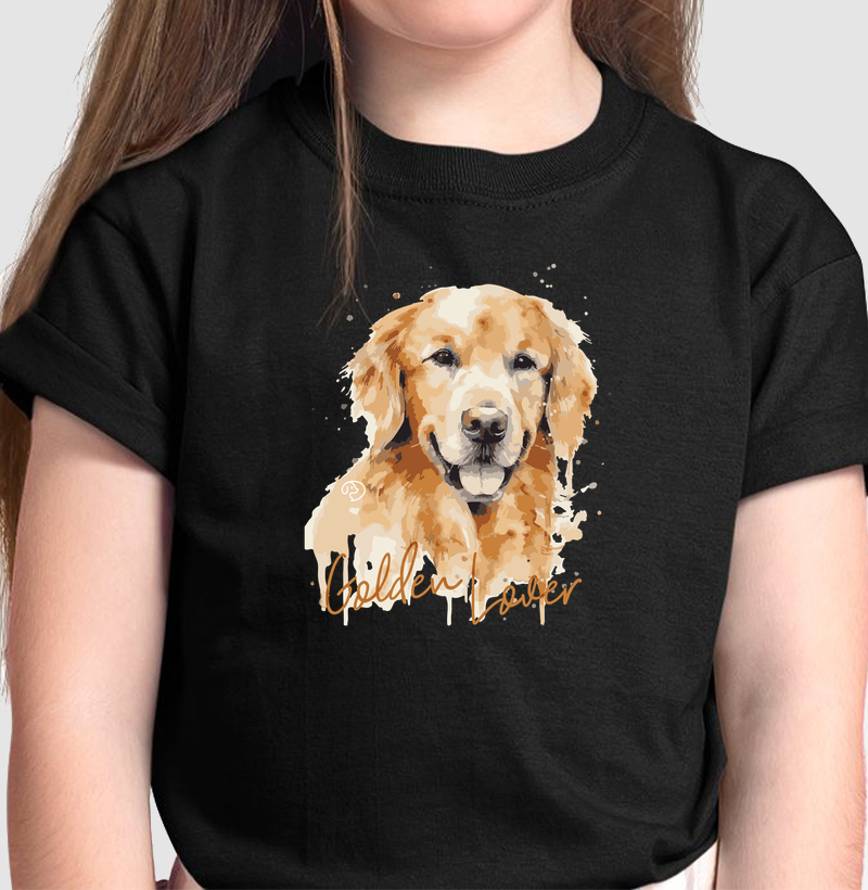 Golden Lover Splash - Camiseta Infantil