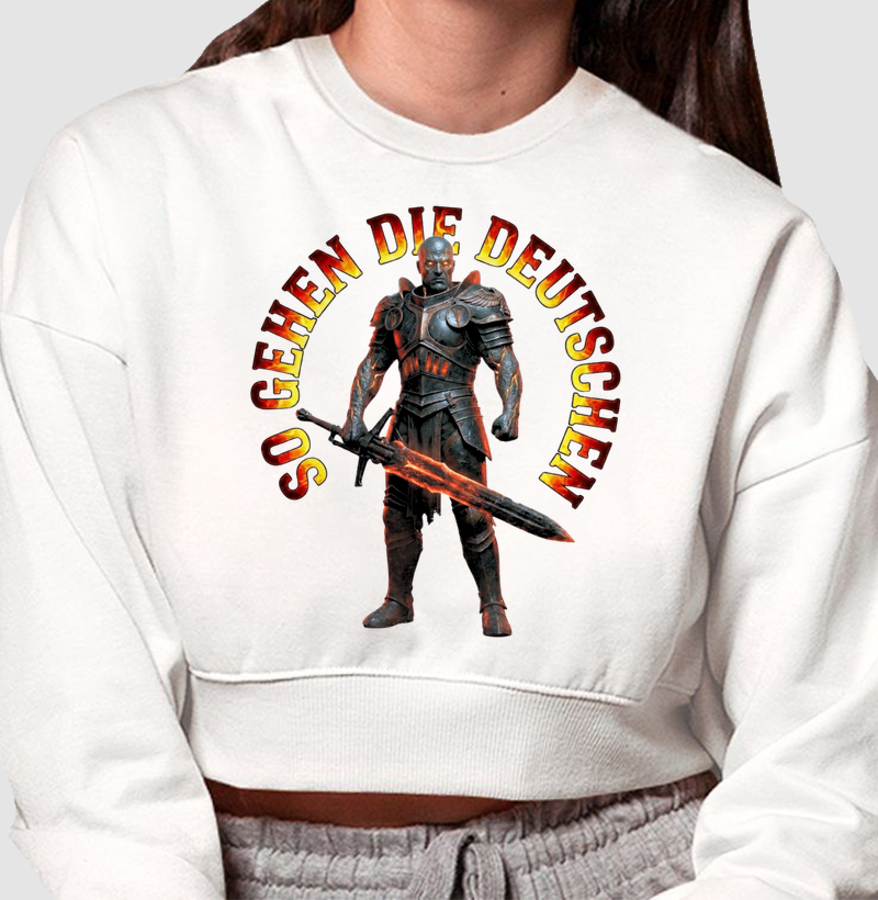 Cropped Moletom Alemanha