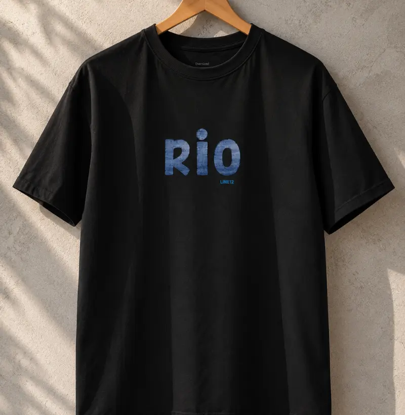 RIO EM JEANS - Oversized