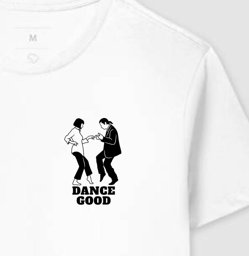 Camiseta Dance Good Pocket (Pulp Fiction) – Black Edition 