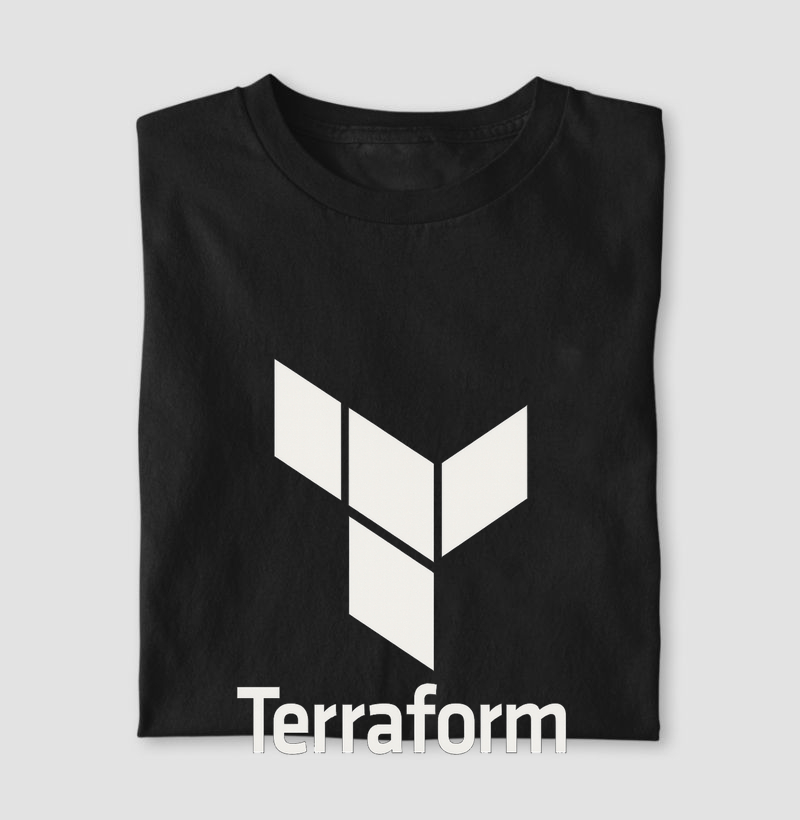 Camiseta Terraform – Infraestrutura como Código, agora em estilo