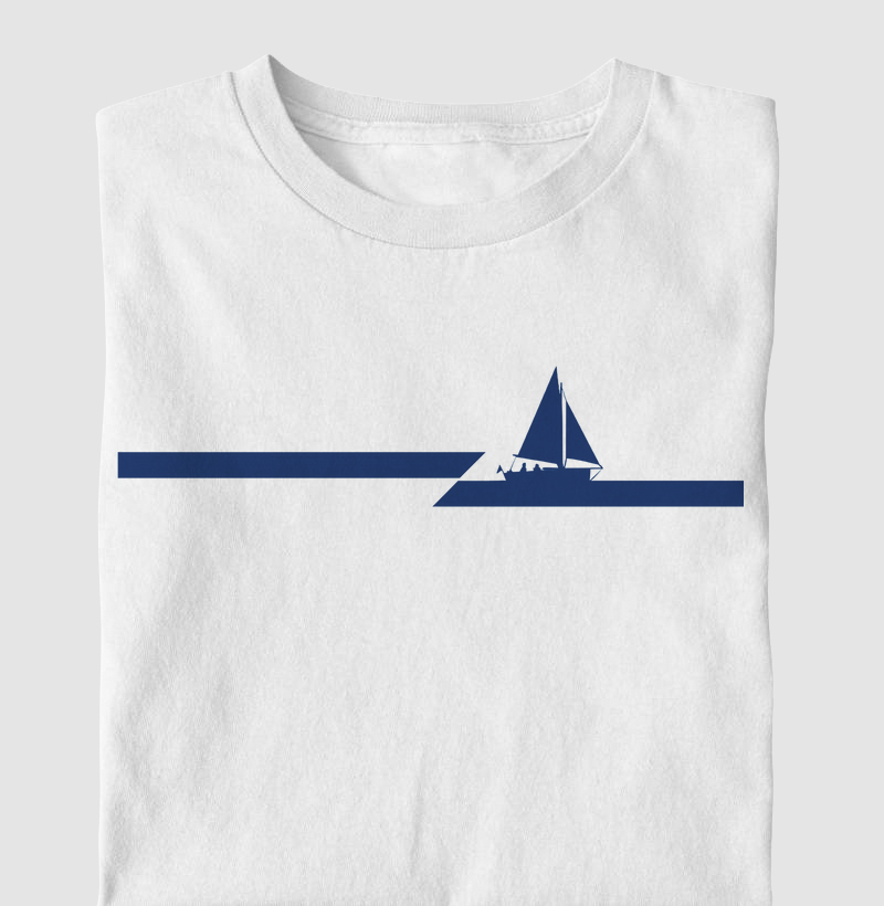 Veleiro navegando - Algodão 30.1