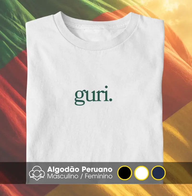 Guri. - Camiseta Algodão Peruano