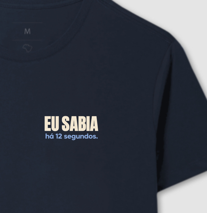 Eu sabia há 12 segundos