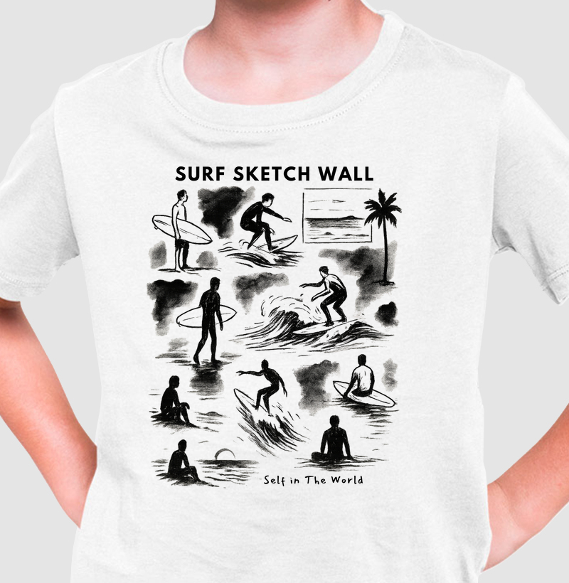 SURF SKETCH WALL | Confecção Reserva 🦜